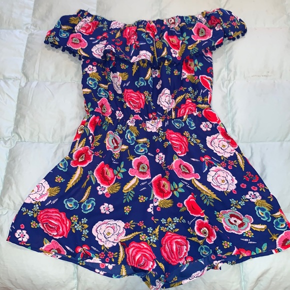 Floral Romper - Picture 1 of 2